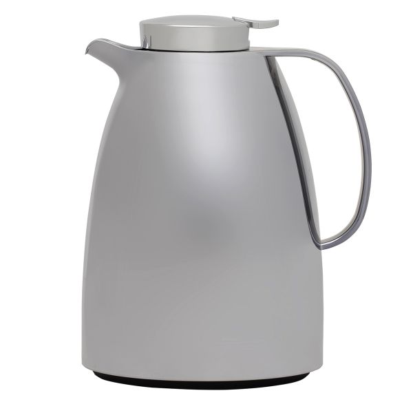 Al Saif Gallery Lima thermos, 1 liter, thermal glass inner container, plastic outer shell - silver product image