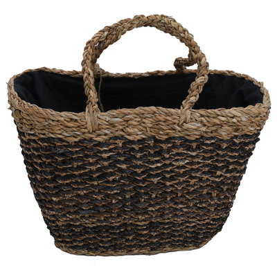 شنطة ترامس خوص السيف غاليري، 42×26 سم - بيج أسود product image 3
