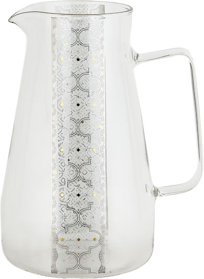 طقم سفرة بورسلان زجاج السيف غاليري، 61 قطعة، منقوش - ابيض شفاف product image 12