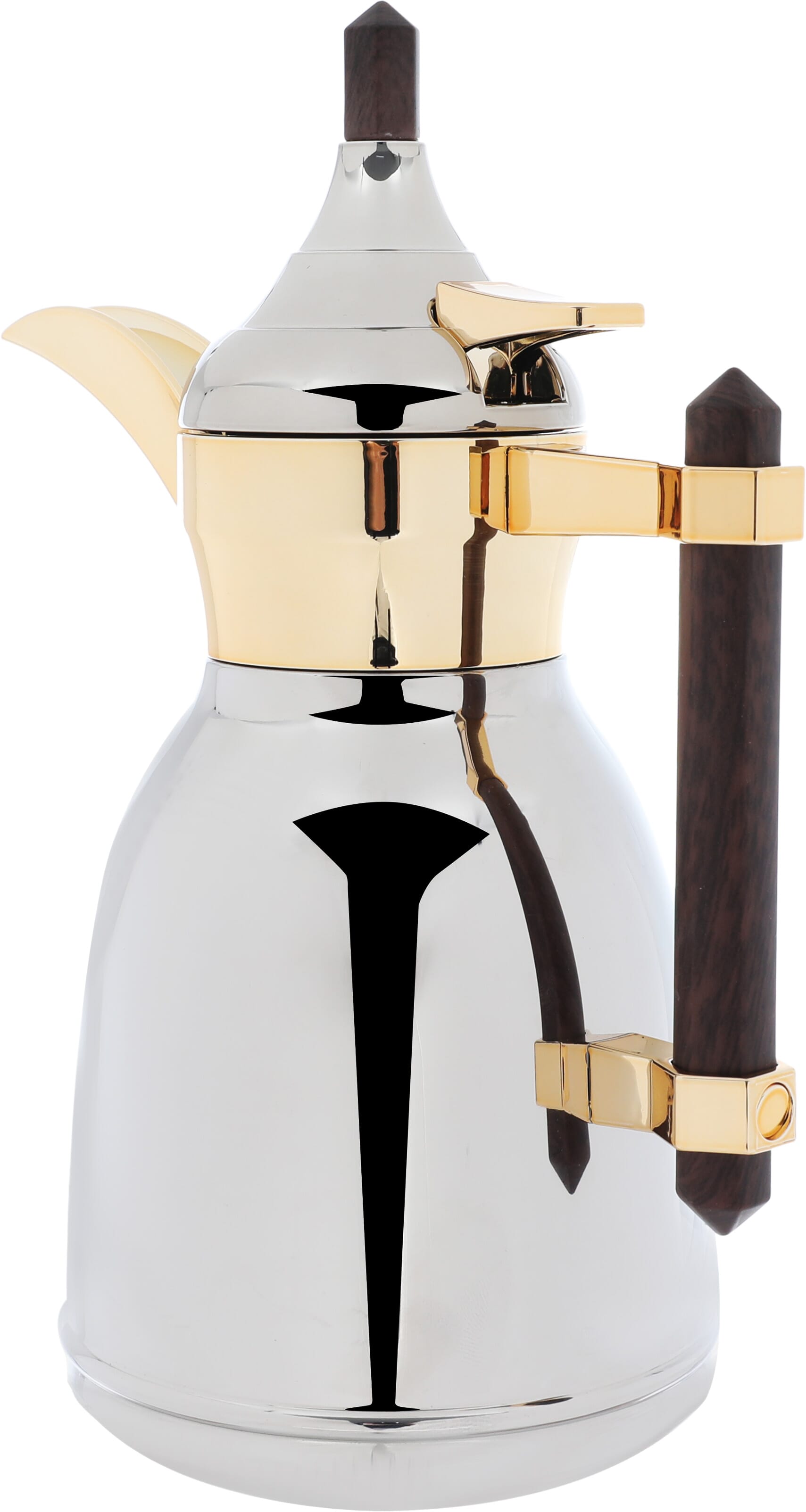 دلة شهد استيل السيف غاليري، 350 مل، بيد خشبي - فضي product image 2
