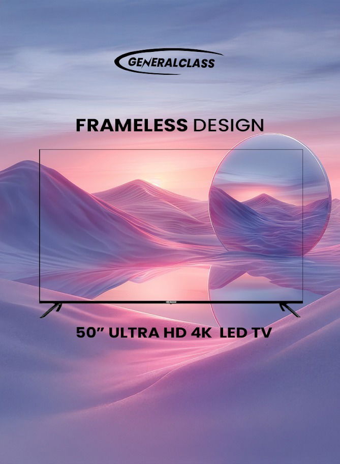 General Class Smart TV, 50 inches, 4K, LED, Android 13, 50US8000 - Black product image 4