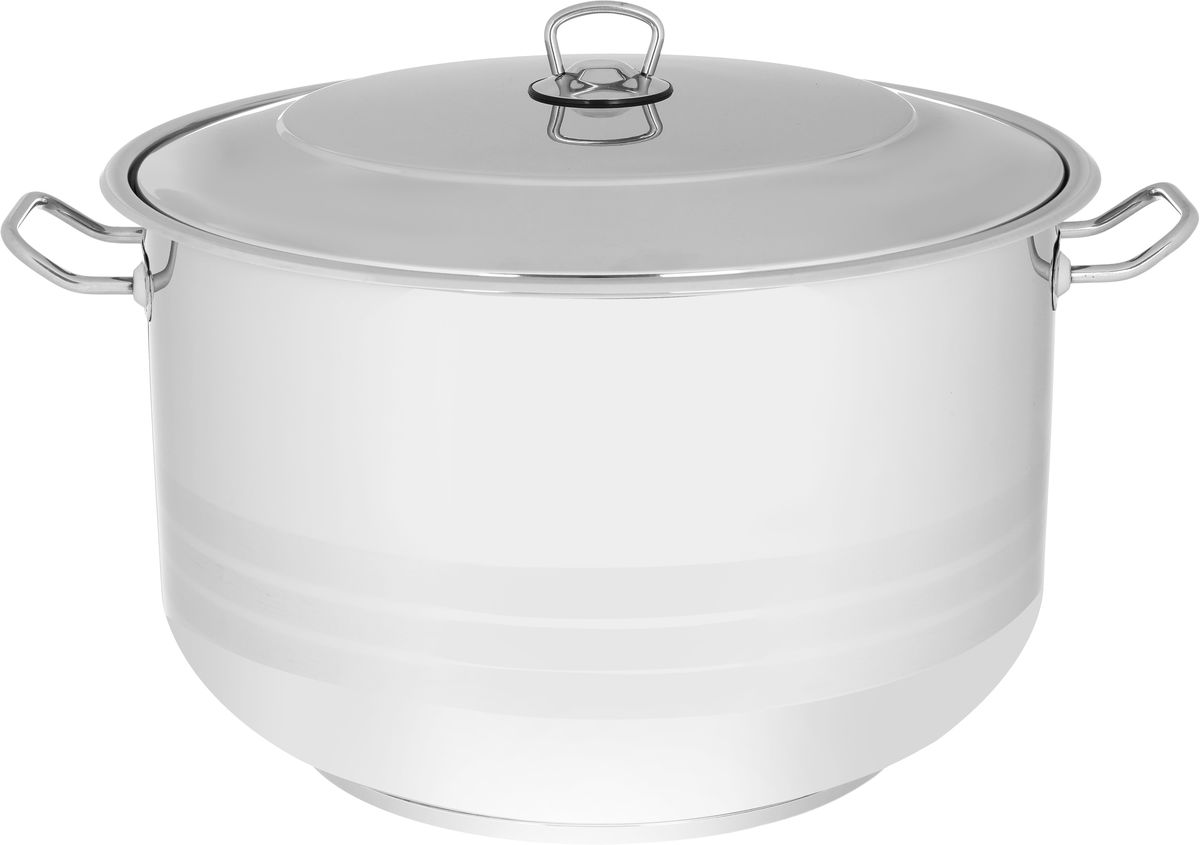 HASCEVHER steel pot, 45 litres, 30 cm - silver product image