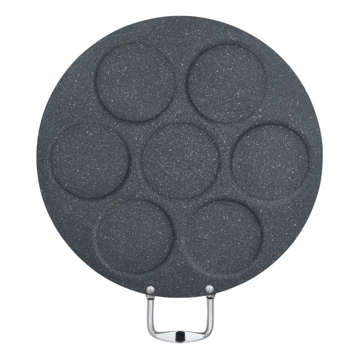 Al Saif Gallery granite baking pan, 40 cm, steel handle, flat - grey product image 2