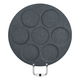 صاج جرانيت هاشفير، 40 سم، بيد استيل، مسطح - رمادي product image 2