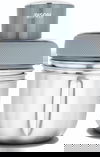 Edison Mini Food Processor, 350 Watt, 3 Bowls - Grey product image 1