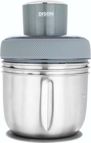 Edison Mini Food Processor, 350 Watt, 3 Bowls - Grey product image