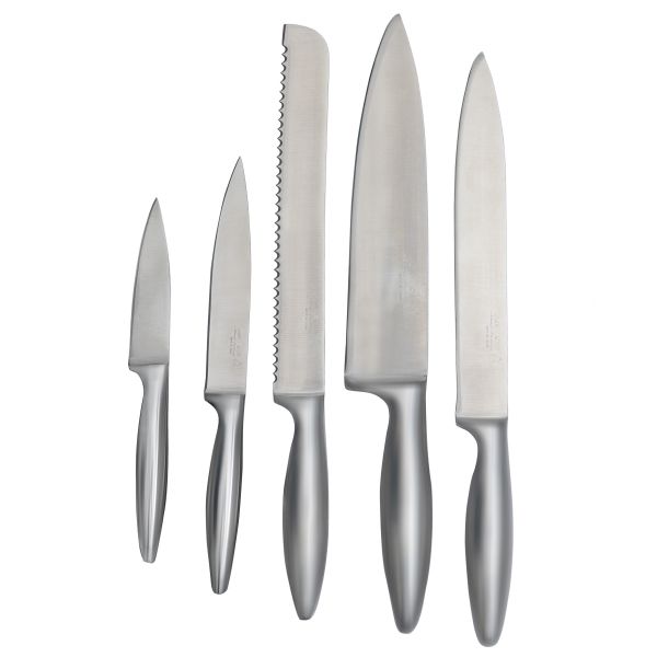 طقم سكاكين استيل باستاند السيف غاليري، 6 قطع - فضي product image 2