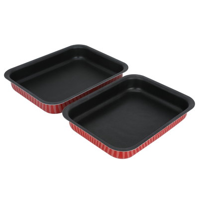 صواني فرن تيفال نيوفلون، قطعتين، مستطيل - أحمر product image 3