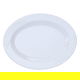 Al Saif Gallery Melamine Plate, 10 Inch, Flat Oval - White product image 1