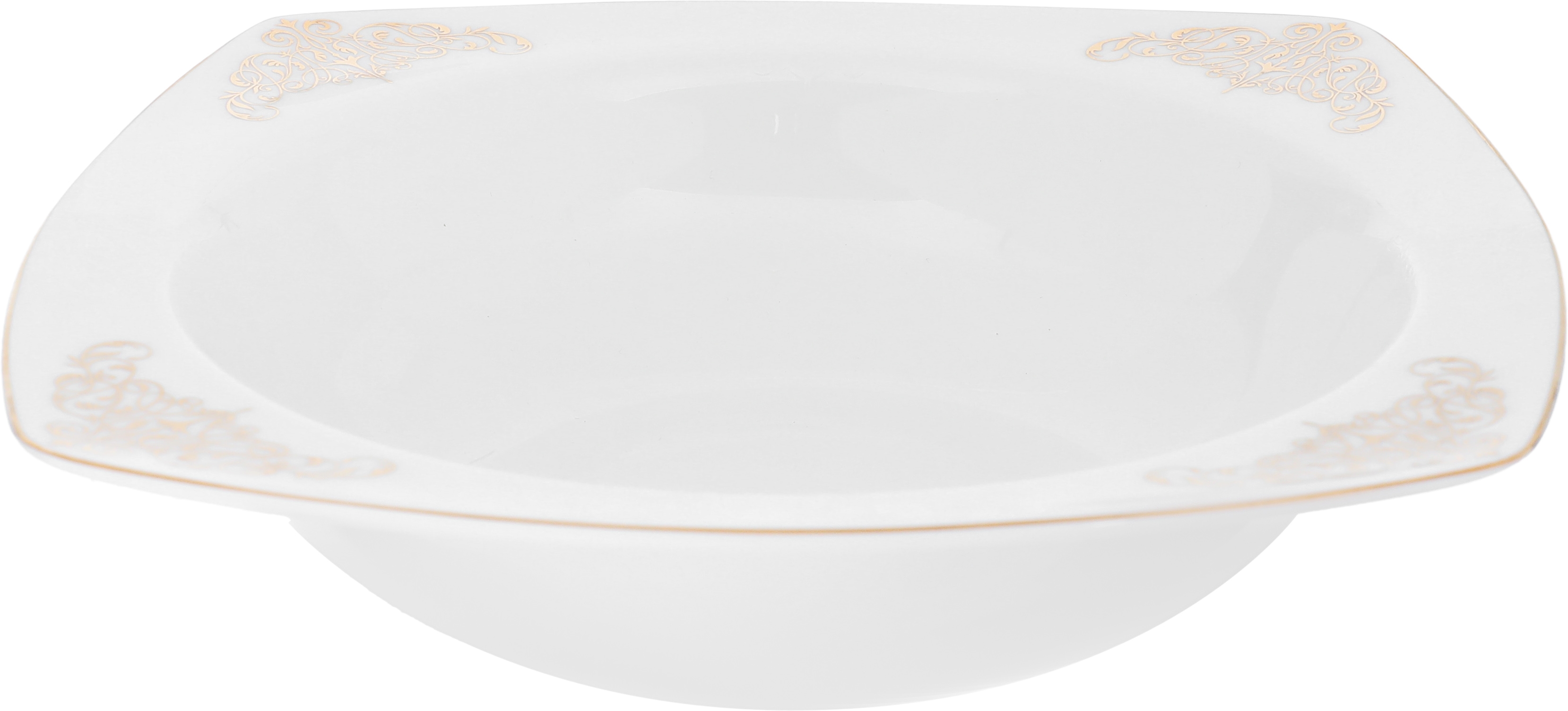 طقم سفرة بورسلان دانيا، 77 قطعة - ابيض ذهبي product image 11