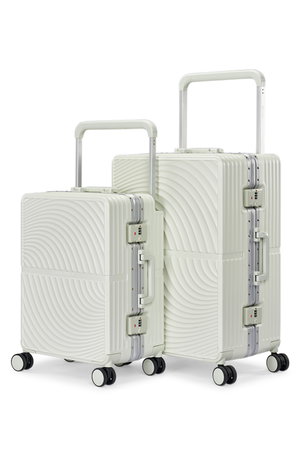 Limra LMA-1911 Polycarbonate Luggage Set, 2 Sizes, 4 Wheels - White product image 2