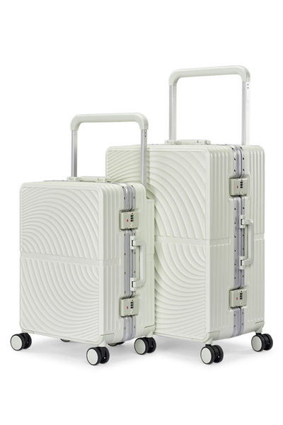 Limra LMA-1911 Polycarbonate Luggage Set, 2 Sizes, 4 Wheels - White product image 2
