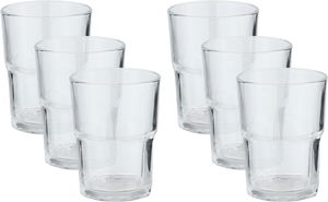 طقم كاسات زجاج السيف غاليري، مضلع، 6 قطع - شفاف product image