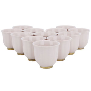 طقم فناجين قهوة بورسلان السيف غاليري، 12 قطعة - ابيض product image 2