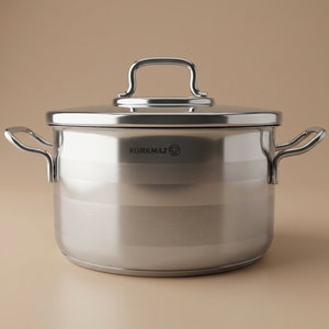 قدر استيل استرا 2 كوركماز، 5.75 لتر، 24 سم - فضي product image