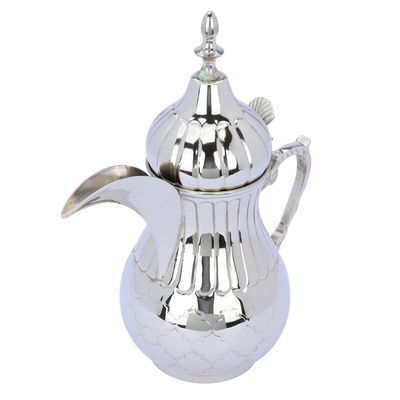 Alsaif Gallery Dallah Tarahib 2 Steel, 1 Liter - Silver product image 2