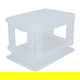 Proof plastic 2-tier dish stand, 42 x 39 cm - white product image 2