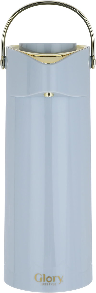Glory Hospitality Thermos, 1.9 litres, glass inner container, plastic outer shell - light grey product image 2
