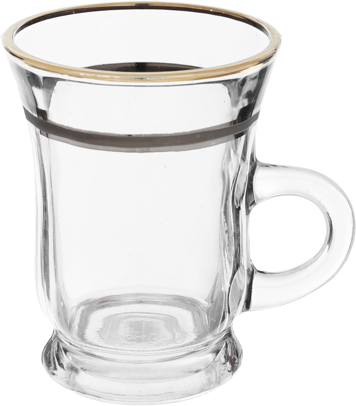 طقم بيالات شاي ديما زجاج السيف غاليري، 200 مل، 6 قطع - شفاف product image 2