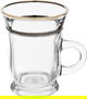 Al Saif Gallery Dima Glass Tea Cup Set, 200 ml, 6 Pieces - Clear product image 2