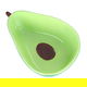 Al Saif Gallery Porcelain Bowl, 21.8 x 15.1 x 7.8 cm, Avocado Shape - Green product image 2