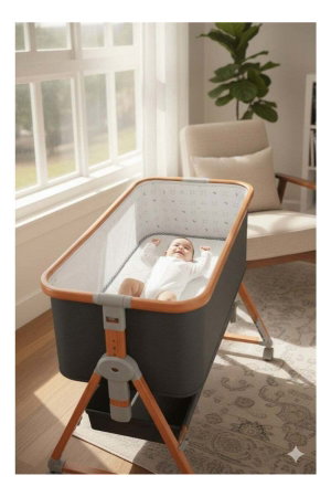 Fun Moment Baby Crib Mattress, 90×45×8 cm - White product image 2