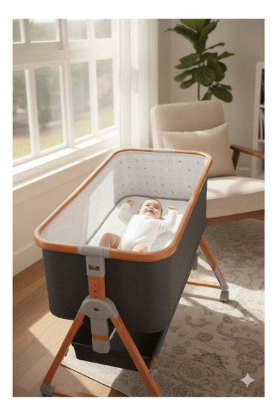 Fun Moment Baby Crib Mattress, 90×45×8 cm - White product image 2