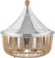 سخان طعام استيل السيف غاليري، 27x27x32 سم - فضي ذهبي product image 1