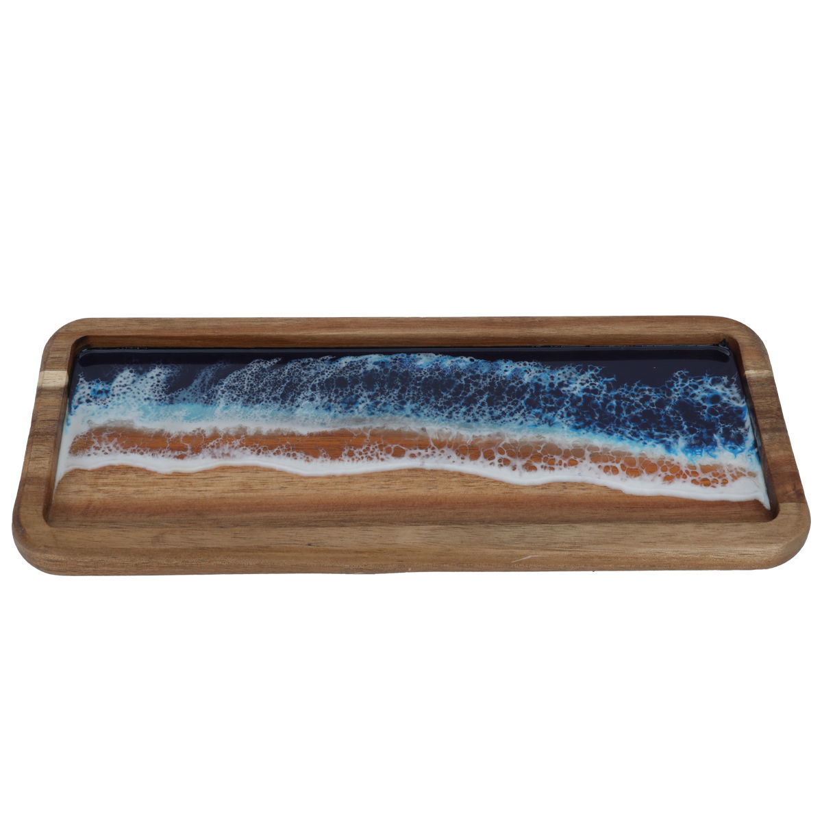 Al Saif Gallery wooden serving plate, 305 x 127 x 305 cm, rectangular - wooden product image