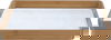 طوفرية اكريلك السيف غاليري، 45×30×4 سم - بني شفاف product image 1