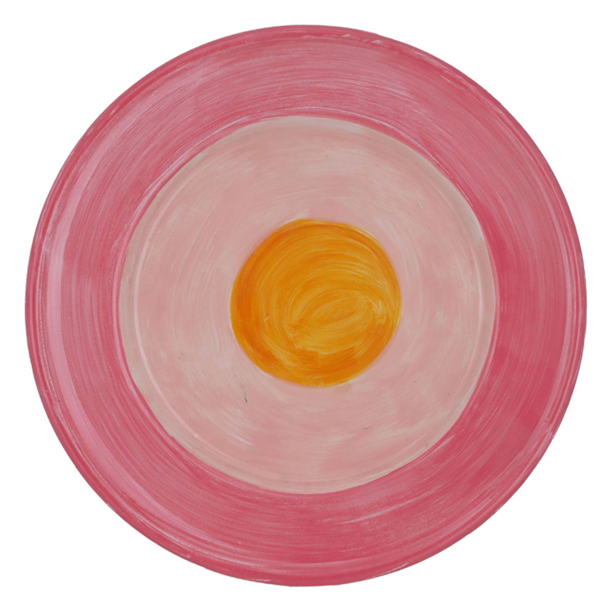 Al Saif Gallery porcelain dessert serving dish, 20 x 1.5 cm, flat round - pink product image 1
