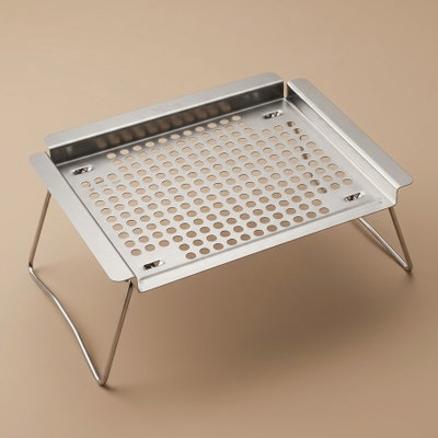 Bariq Alhaya Steel Drying Stand, 33 X 21 Cm - Silver product image 1