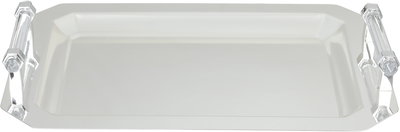 طقم طوفريات ستانلس استيل السيف غاليري، 3 قطع، مستطيل، يد شفاف - فضي product image 3