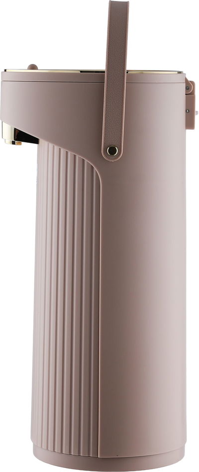 ترمس الجود جلوري، 2.2 لتر، حافظة داخلية زجاج - بني فاتح ذهبي product image 2