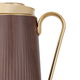 Al Saif Gallery Everest glass thermos, 1 liter, brown plastic-wooden outer shell product image 4