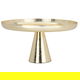 Al Saif Gallery steel serving stand, 30 x 30 x 20 cm, round, base - gold product image 1