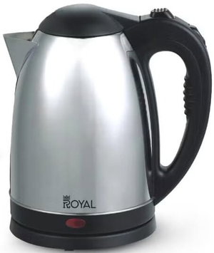 غلاية كهربائية رويال، 1500 واط، 1.8 لتر، مؤشر ضوئي، RA-EK1867 - فضي product image