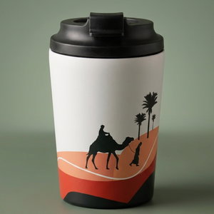 Saif Gallery Stainless Steel Thermal Mug, 240 ml, Lid - White product image