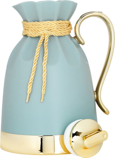 ترمس بلقيس إفرست، 1 لتر، حافظة داخلية زجاج حراري، ضغاط - أخضر product image 4