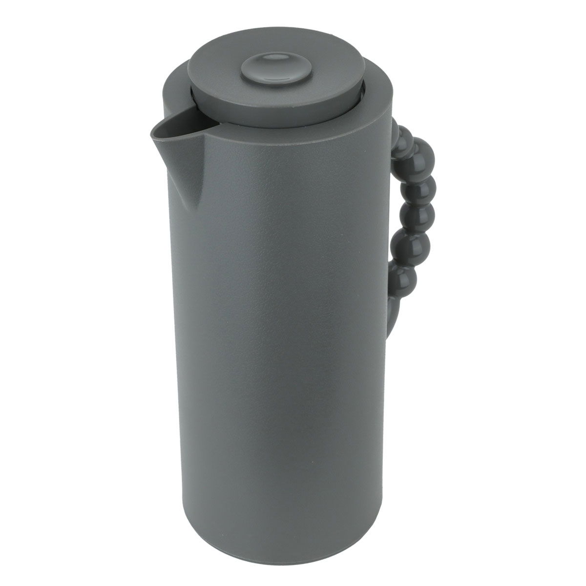Al Saif Gallery Royal 7 thermos glass, 1 liter, plastic outer shell - gray product image 2