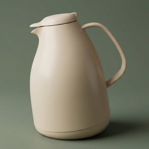 ترمس بطريق إليجانس، 1 لتر، حافظة داخلية زجاج حراري، غطاء ضغاط - بيج product image