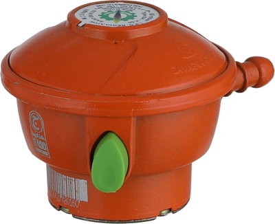 منظم غاز ألمنيوم، 50 ملي بار، صمام أمان - برتقالي product image 3
