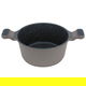 قدر طبخ جرانيت روبوست، 24سم، غطاء زجاج بسيلكون - بني فاتح product image 3
