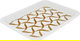 Tofaria Al Saif Gallery Melamine, 40 x 30 x 3 cm, rectangular, decorated brown - white product image 2