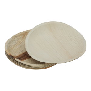 طقم صحون تقديم خشب السيف غاليري، 25.5 سم، 6 قطع - بني فاتح product image