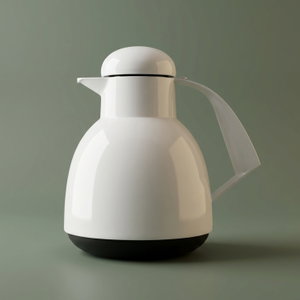 Helios thermos, 1 liter, thermal glass inner container, plastic outer shell - gray product image