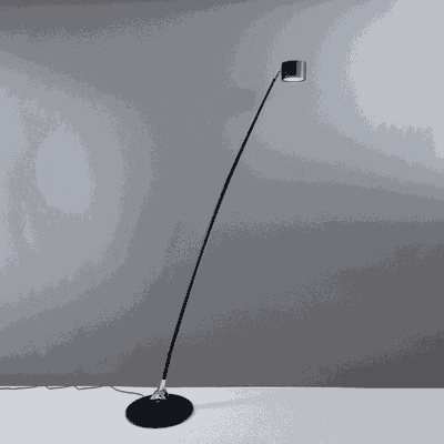 Aluminum acrylic floor lamp, 160 cm, 3000 Kelvin - Black product image 3