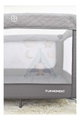 سرير اطفال فان مومنت، 102×72 سم، قابلة للطي - رمادي product image 3
