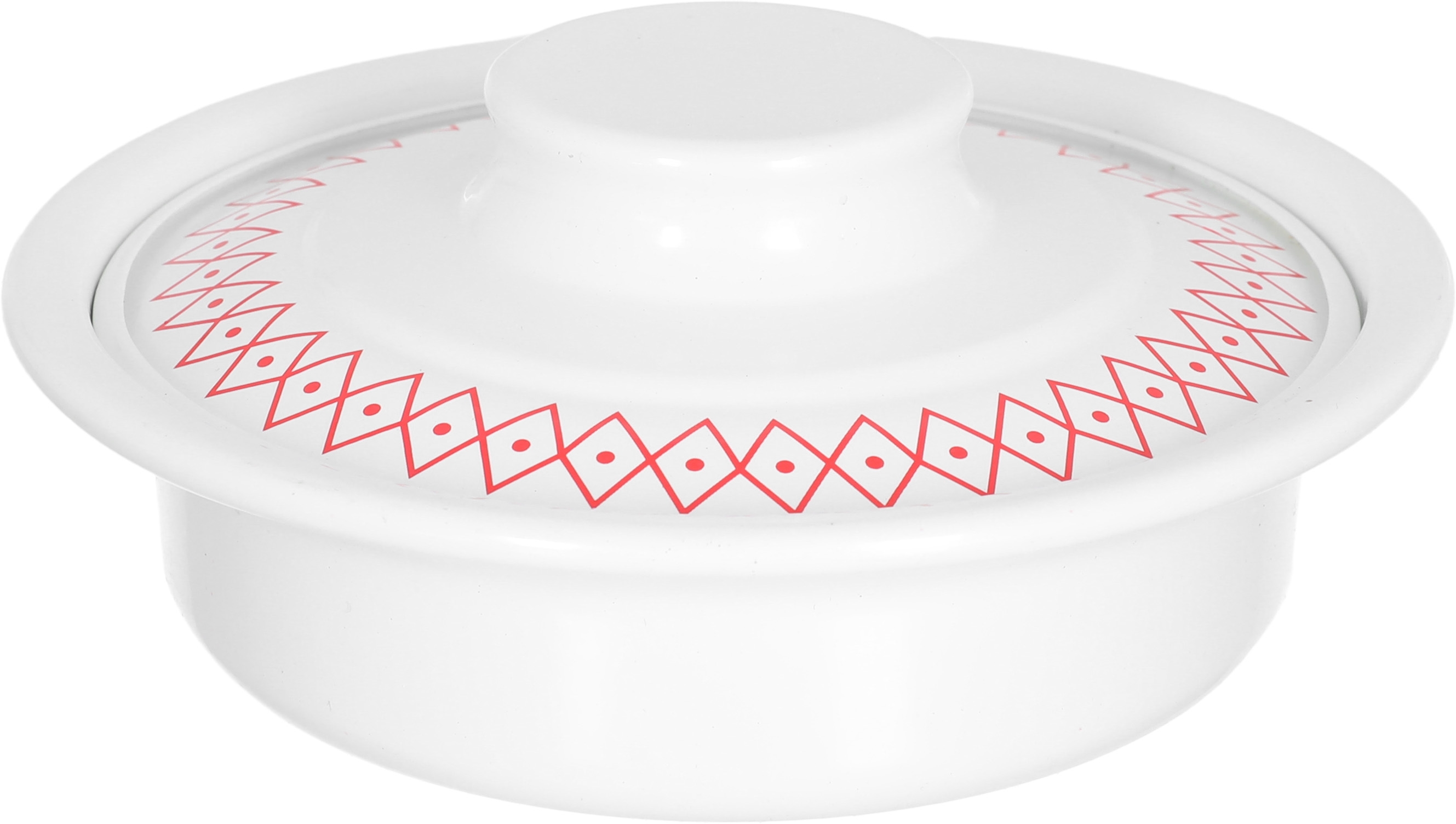 Al Asayel Melamine Serving Plates Set, 7 Pieces - White product image 4