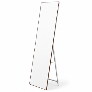 مراية ستاند زجاج، 170×50 سم، ستاند معدن - بني product image 2